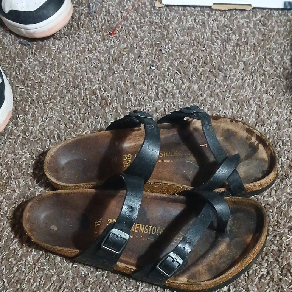 Birkenstock Black Strappy Sandals
